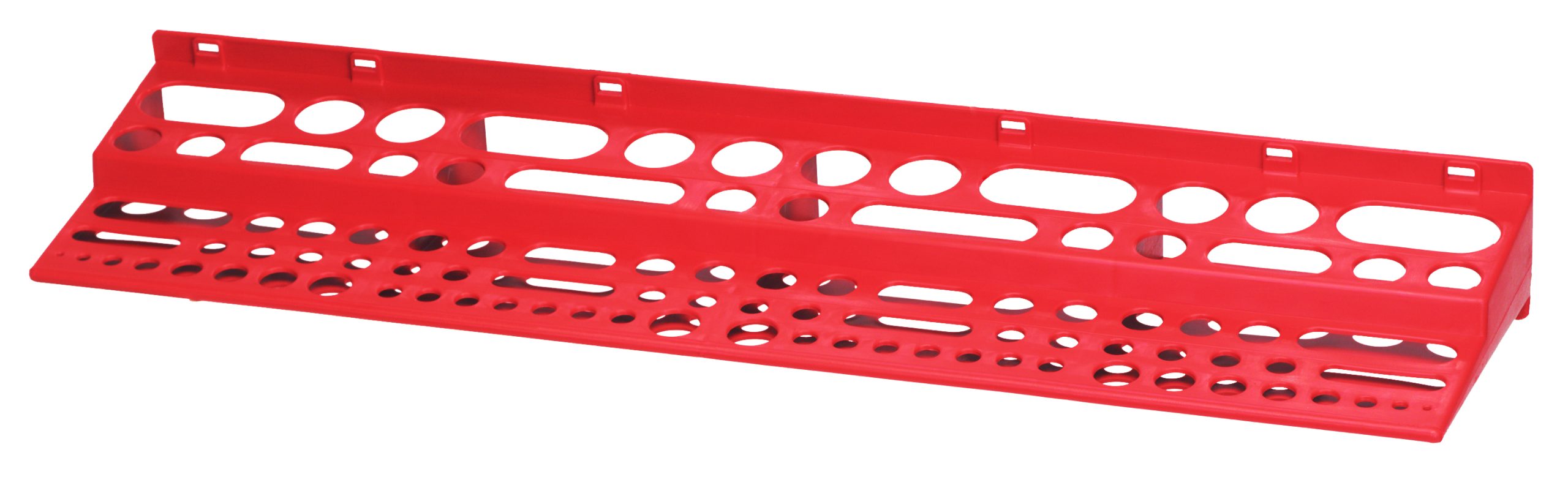 Quantum Tool Rack, Holds Up To 96 Items, Red (Mounting Hardware Not)