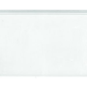 The Quantum Stack Container Window Front is a transparent, rectangular plastic food container with smooth surfaces and slightly tapered edges. Its stackable design captures light reflections, resembling a window display and making it ideal for organized storage.