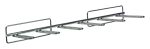 The Quantum Tape/Reel Holder is a horizontal, 6 pronged rack with a 25 lbs. load capacity, designed to accommodate up to six tapes or reels and mount on louvered panels for sturdy organization.