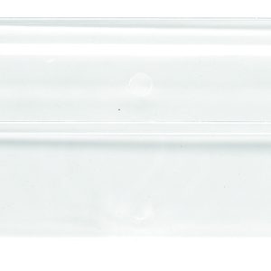 The Quantum Clear Window, designed for QUS235 projects and sold 6 per carton, is a transparent plastic ruler with easy-to-read measurement markings and cylindrical bumps at each end for improved grip or alignment, shown lying flat on a white background.