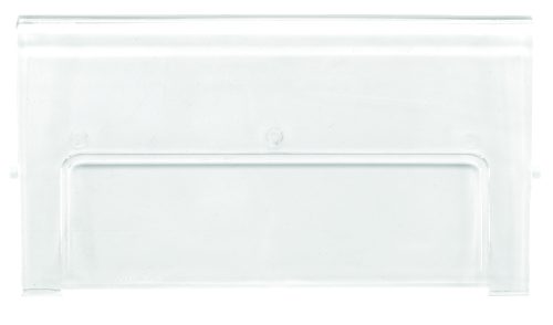 WUS242.jpg The Quantum Clear Window for QUS242 (priced per each, 12 per carton) is a transparent, smooth-edged plastic rectangular cover with minimal details. It includes a raised inner border and central top protrusion, serving as a protective casing or lid.