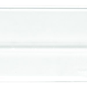 The Quantum Clear Window pack features four clear, rectangular acrylic stands with two transparent L-shaped panels, perfect for displaying signs. Compatible with QUS953 and QUS973 displays, made in the USA. The background is plain white.