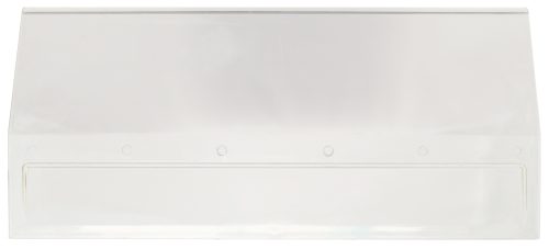WUS97620.jpg The Quantum Clear Window for QUS976 is a transparent plastic, rectangular shelf label holder with circular indentations and a label flap, made in the USA. It comes in a convenient pack of 1 against a white background.