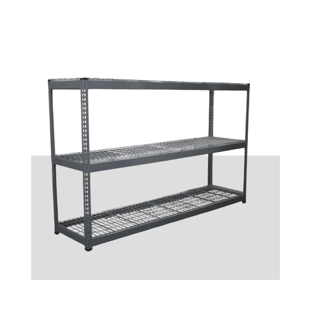 Interlake Heavy Duty Boltless Shelving with Wire Decking