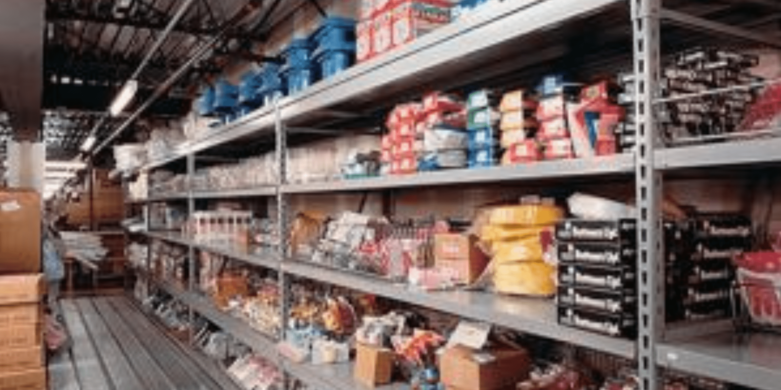 GSA-approved Penco boltless shelving for government and military storage