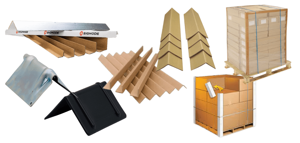 Different types of cardboard boxes.