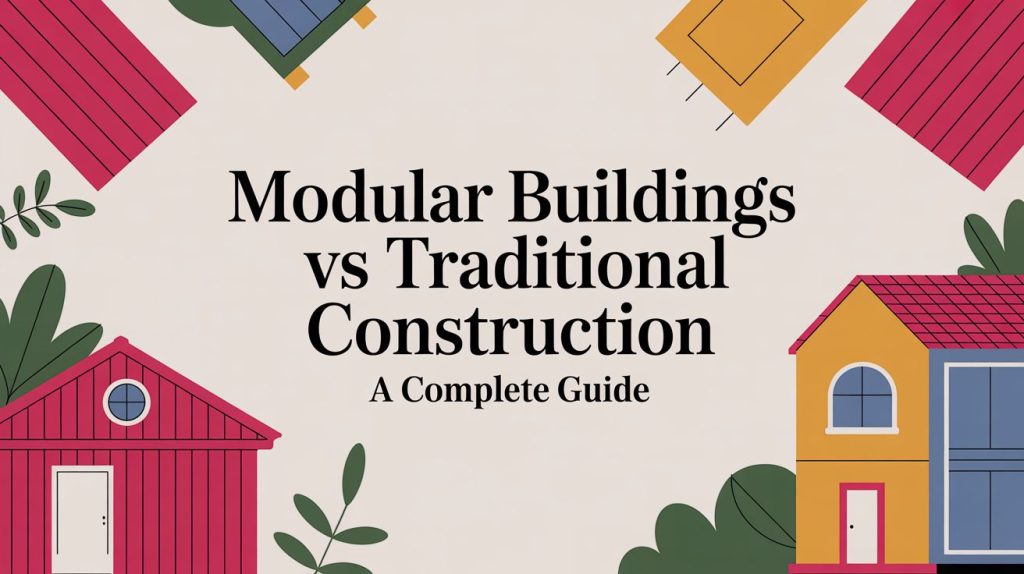 Facility manager reviewing modular vs traditional options