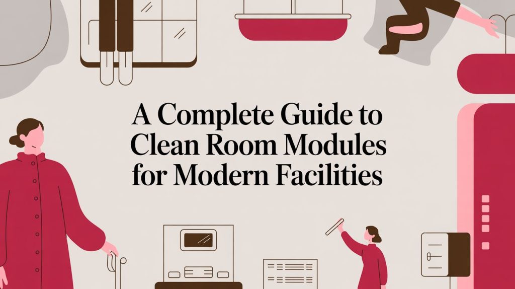 Clean room modular facility installation