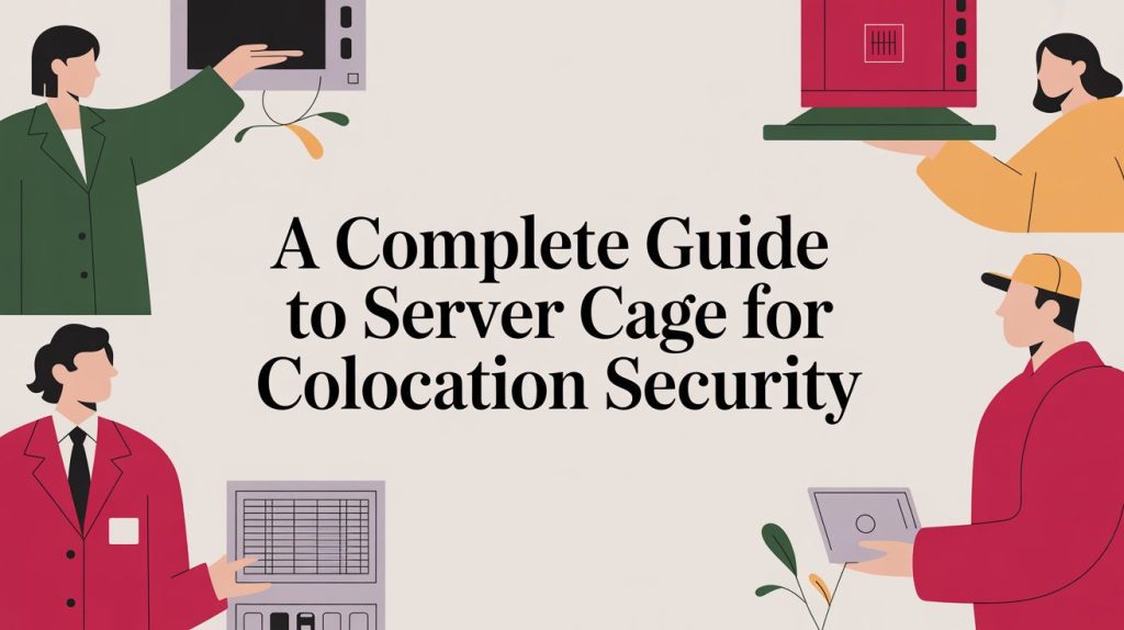 Server cage for colocation security in a data center