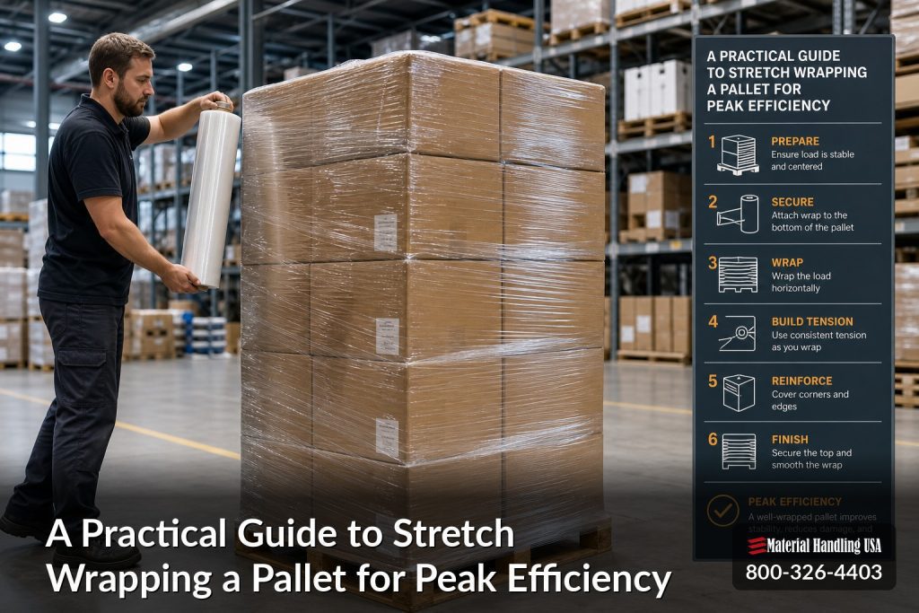 A Practical Guide to Stretch Wrapping a Pallet for Peak Efficiency - stretch wrapping a pallet