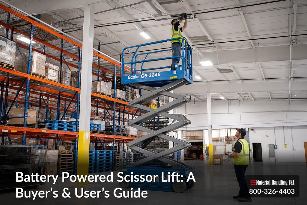 Battery Powered Scissor Lift: A Buyer’s & User’s Guide - battery powered scissor lift