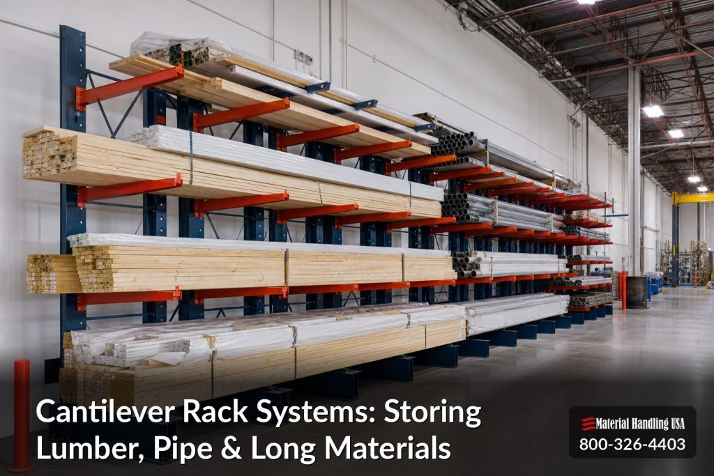 Cantilever Rack Systems: Storing Lumber, Pipe & Long Materials - cantilever rack systems