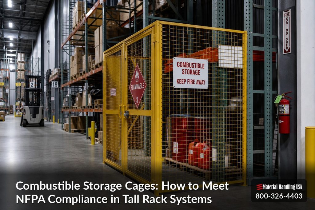 Combustible Storage Cages: How to Meet NFPA Compliance in Tall Rack Systems - combustible storage cages how to meet nfpa c...