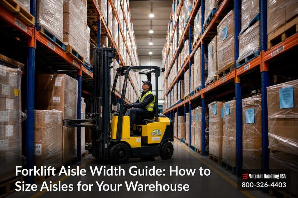 Forklift Aisle Width Guide: How to Size Aisles for Your Warehouse - forklift aisle width guide