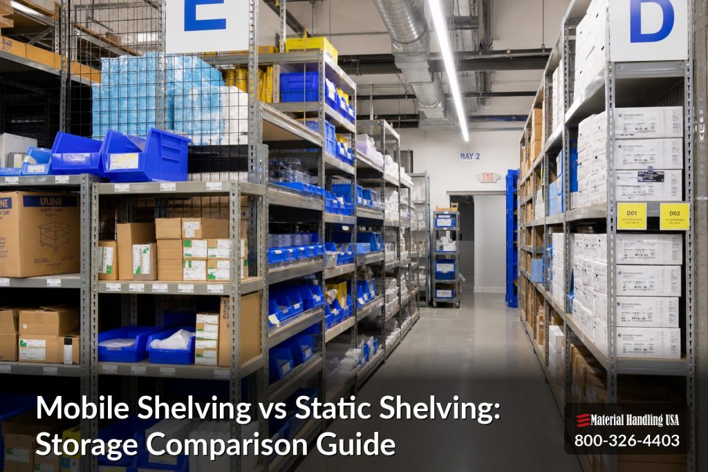 Mobile Shelving vs Static Shelving: Storage Comparison Guide - mobile shelving static shelving
