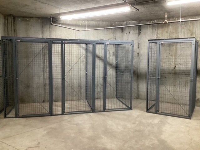 Security cage enclosure for server room and data center equipment protection