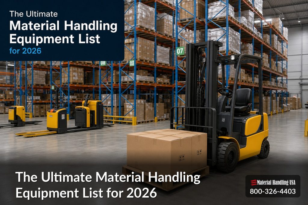 The Ultimate Material Handling Equipment List for 2026 - material handling equipment list