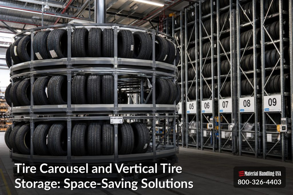 Tire Carousel and Vertical Tire Storage: Space-Saving Solutions - tire carousel and vertical tire
