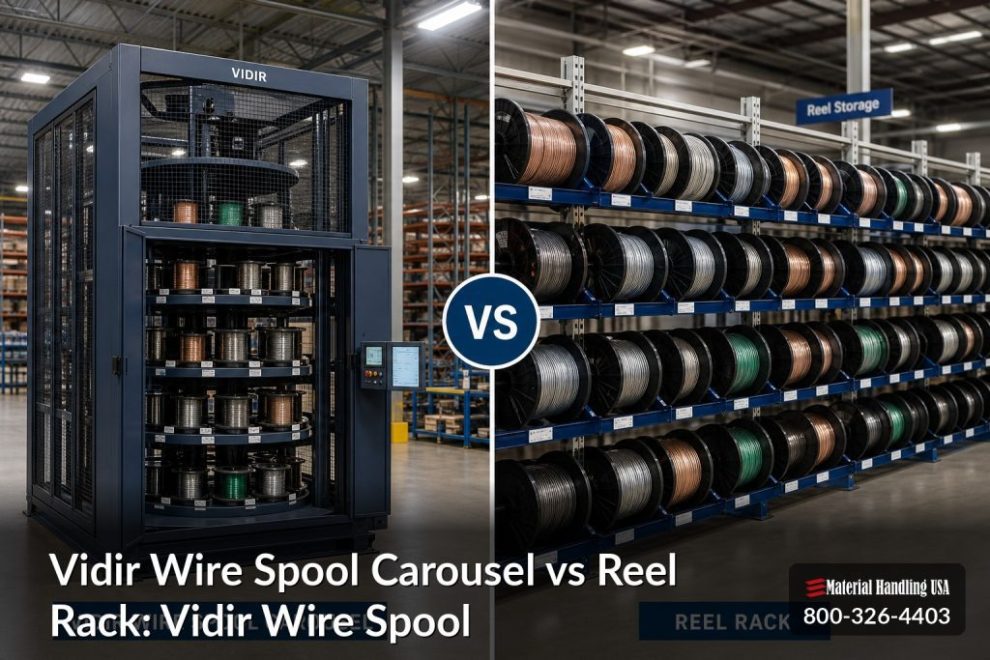 Vidir Wire Spool Carousel vs Reel Rack: Vidir Wire Spool