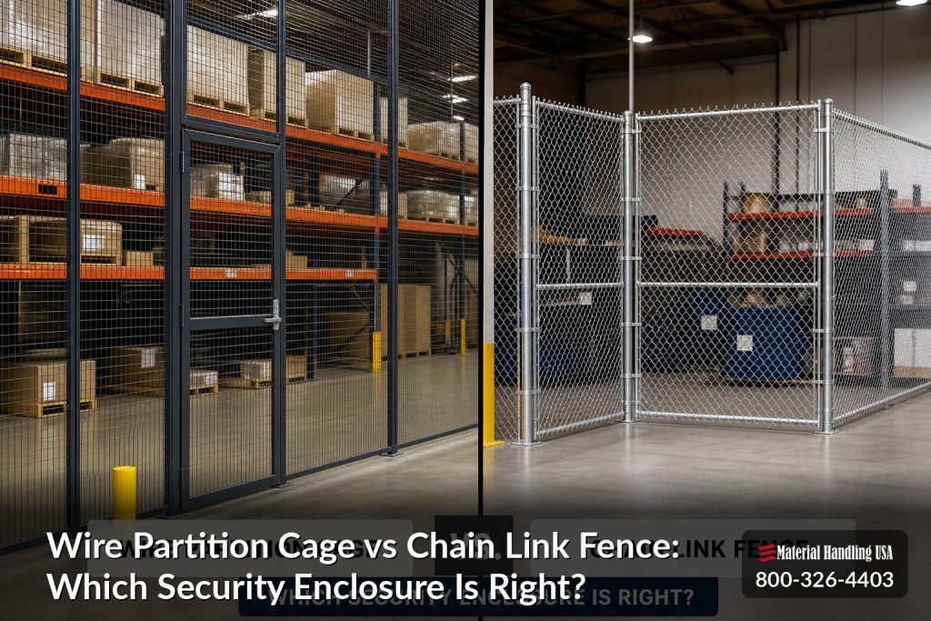 Wire Partition Cage vs Chain Link Fence: Which Security Enclosure Is Right? - wire partition cage chain link