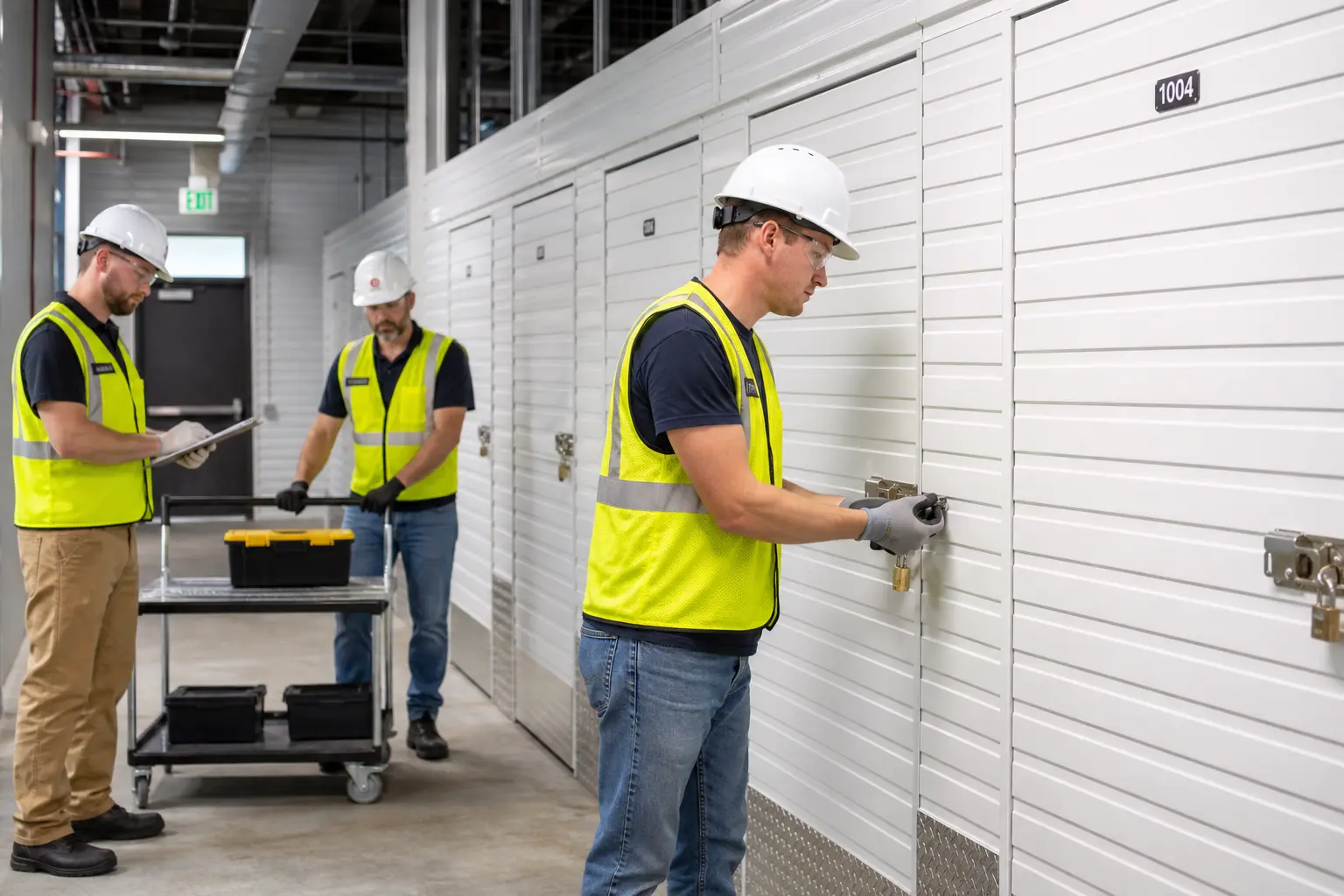 Apartment Building Tenant Storage Lockers - professional view 3