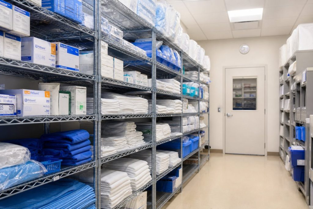 Healthcare Supply Room Shelving