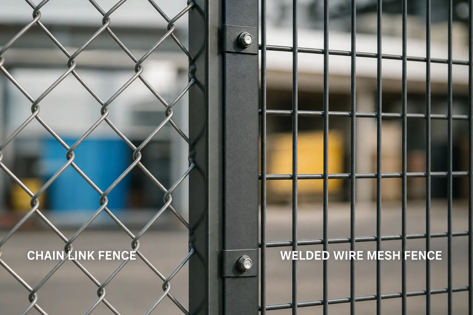 Chain Link Fence Vs Welded Wire Mesh Comparison - professional view 2