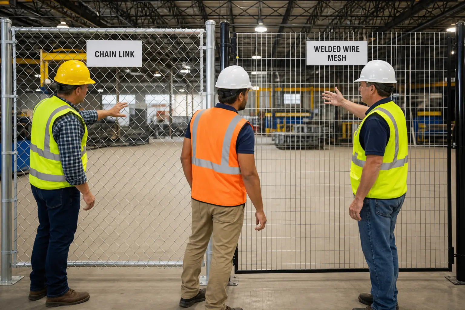 Chain Link Fence Vs Welded Wire Mesh Comparison - professional view 3