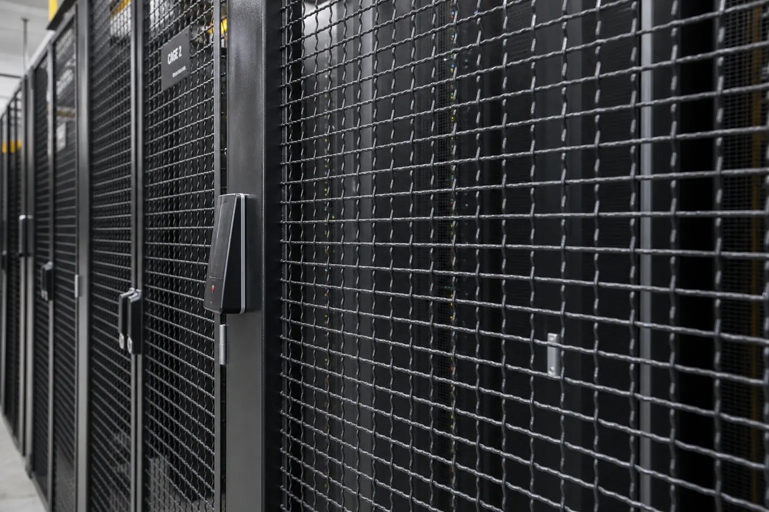 Data Center Colocation Cage With Server Racks - professional view 2
