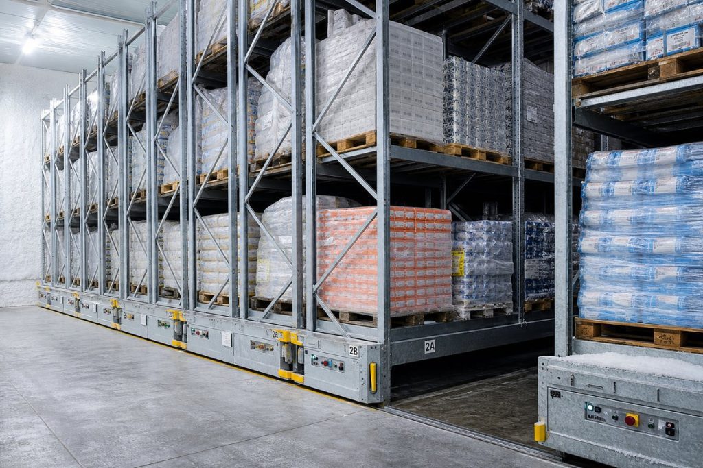 Cold storage mobile rack