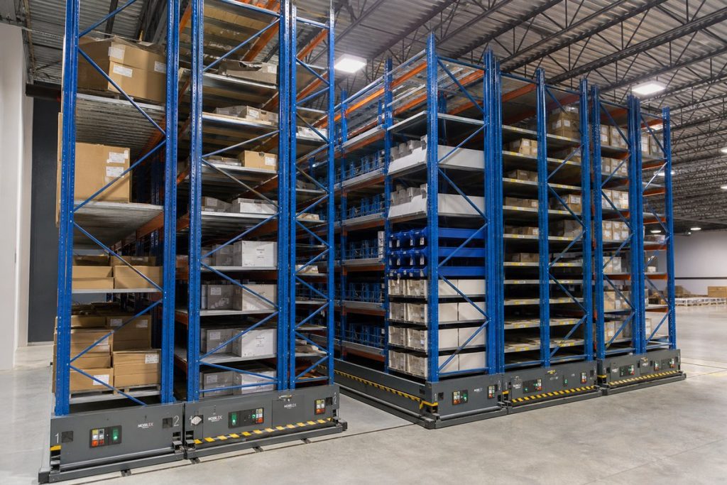 Hybrid mobile racking