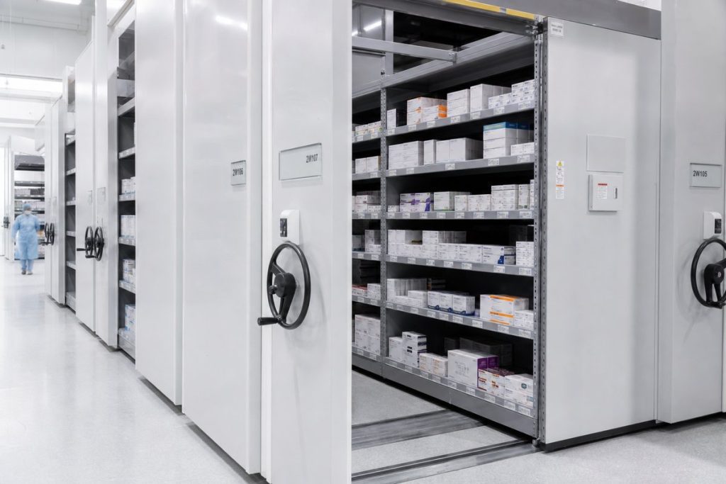Pharmaceutical mobile rack