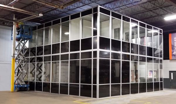 Custom two-story modular office building