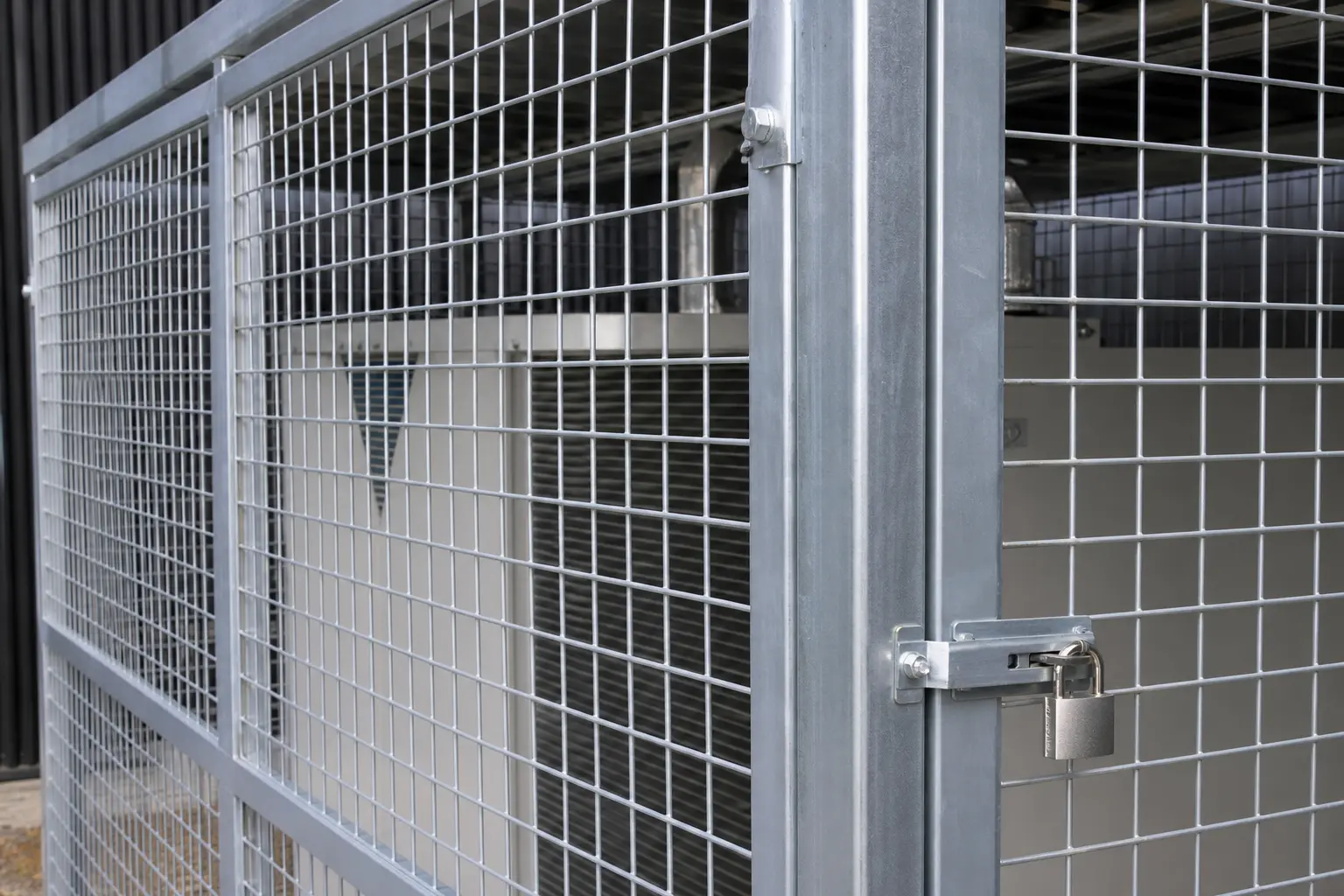 Outdoor Security Cage Protecting Equipment - professional view 2