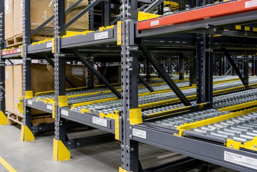 Structural steel rack frame