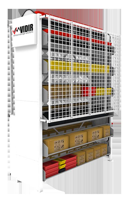 Vertical carousel for office records document storage