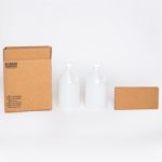 MH-USA 12 x 6 x 12 3/4" 2 - 1 Gallon Plastic Jug Shipper Kit
