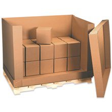 MH-USA 58 x 41 x 45" "D" Double Wall Corrugated Boxes With Pallet