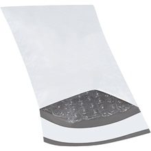 MH-USA 4 x 8" (50 Pack) White Bubble Lined Poly Mailers