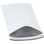 MH-USA 6 x 10" (50 Pack) White Bubble Lined Poly Mailers