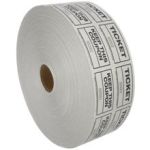 MH-USA 2” x 1 3/4” White Coupon/Raffle Tickets
