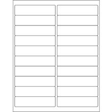 MH-USA 4 x 1" White Rectangle Laser Labels - Master Case