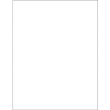 MH-USA 8 1/2 x 14" Glossy White Rectangle Laser Labels