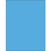 MH-USA 8 1/2 x 11" Fluorescent Blue Rectangle Laser Labels
