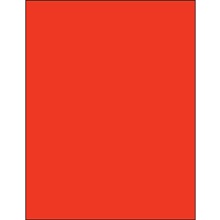 MH-USA 8 1/2 x 11" Red Rectangle Laser Labels
