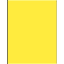 MH-USA 8 1/2 x 11" Yellow Rectangle Laser Labels