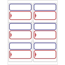 MH-USA Blank To/From Labels - Red/Blue
