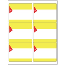 MH-USA Blank To/From Labels - Yellow/Red