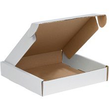 MH-USA 12 3/4 x 12 1/8 x 3 7/8" White  Deluxe Literature Mailers (50/EA)