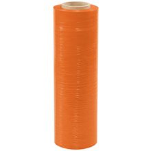 MH-USA 18” x 59 Gauge x 1500′ Orange Color-Tinted Hand Stretch Film
